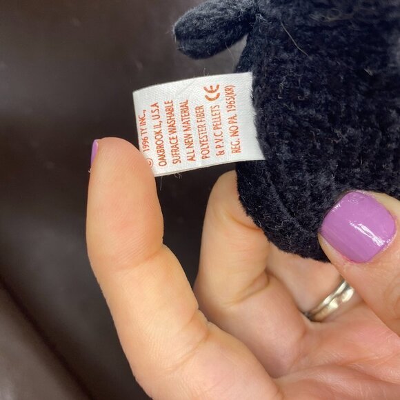 Ty Beanie Babies Scottie the Dog Scottish Terrier 4102 1996 Plush Stuffed Animal - Picture 6 of 6